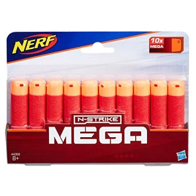 Immagine di Nerf A4368 N strike Mega Dart refill Pack (10 Darts)