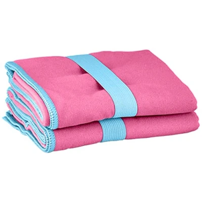 Immagine di Playshoes Multifunzione Asciugamano da Bagno in Microfibra, Rosa 18 (Pink), 40 x 80 cm 2er Pack