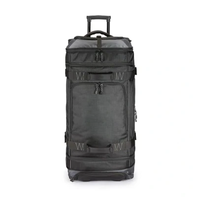 Immagine di Amazon Basics Borsone da viaggio con ruote, in Ripstop, 76 cm, 87 litri, Nero