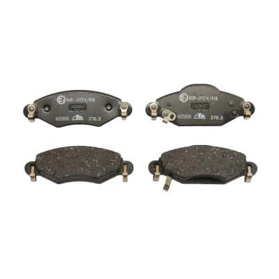 Immagine di ATE 13.0460 5800.2 Kit pastiglie freno con segnalatore acustico usura TOYOTA: Yaris I Hatchback, Verso