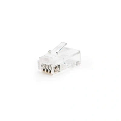Immagine di Nanocable 10.21.0102 100 Connettore per cavo di rete Ethernet RJ45, 8 fili cat. 5E UTP, unità Bag