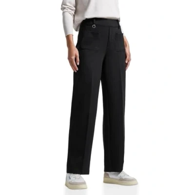 Immagine di Street One Straight LEG Pantaloni, Donna, Taglia: 50x28, Schwarz
