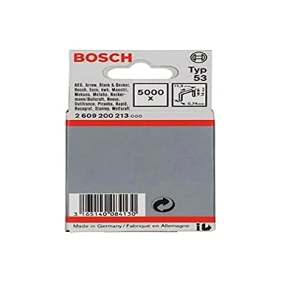 Immagine di Bosch Accessories 2609200213 Graffette punto sottile tipo 53 5000 pz. Dimensioni (L x L) 14 mm 11.4