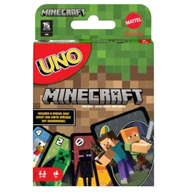 Immagine di UNO Gioco di Carte a tema Minecraft, per tutta la famiglia