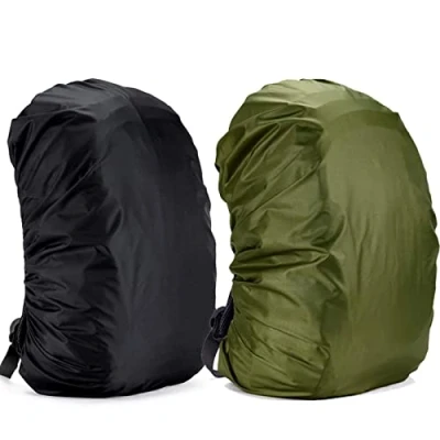 Immagine di Yogopro 2 Pezzi Coprizaino Impermeabile per Pioggia Copertura Custodia di Zaino Copertina Antipioggia Antipolvere Ciclismo Campeggio Trekking Parapioggia