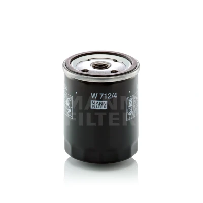Immagine di MANN FILTER W 712/4 Filtro olio 3/4 16 UNF con una valvola blocco arretramento ad avvitamento RENAULT: LAGUNA 2 Grandtour,