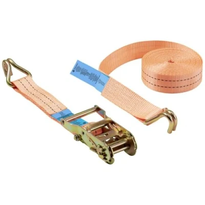 Immagine di TOOLCRAFT TO 9610002 Cinghia di fissaggio doppia Capacità carico in trazione diretta (singola/diretta)=1000 daN (L x L) 4000 mm 38 Chiusura a cricchetto