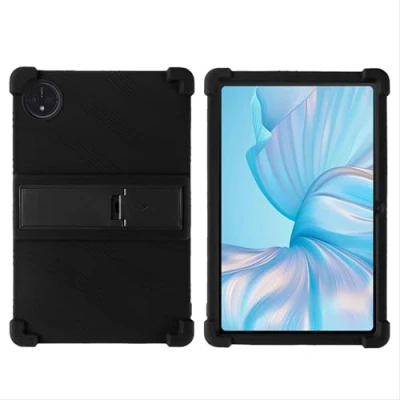 Immagine di GIOPUEY Cover Compatibile con Blackview Tab 80 Supporto Custodia Protettiva in Silicone TPU Morbida Case Black
