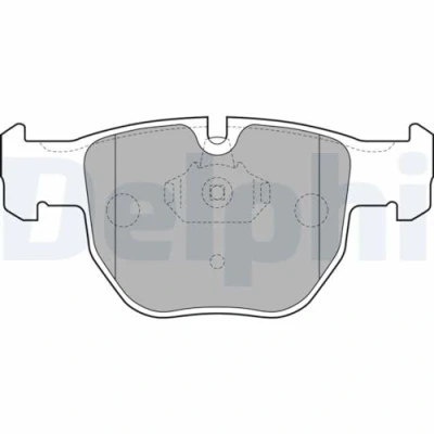 Immagine di DELPHI LP1863 Kit pastiglie freno Predisposto per contatto segnalazione usura con lamierino anticigolío senza accessori LAND ROVER: Discovery 2