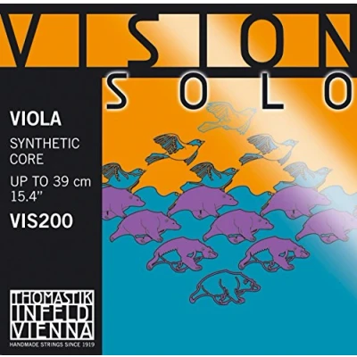 Immagine di Thomastik corda per Viola 4/4 Vision Solo Re nucleo sintetica, rivest. argento, media