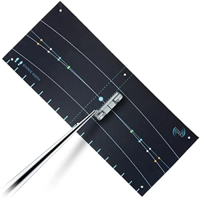 Immagine di ME and MY GOLF Stroke Trainer Putting Arc Mir, include video didattici, colore: nero