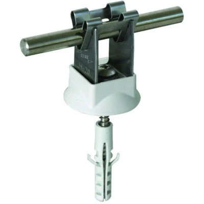Immagine di DEHN 207109 LH DG 8 H20 HS5X50 KD8 V2A GR Elemento di fissaggio per scaricatori 1 pz.