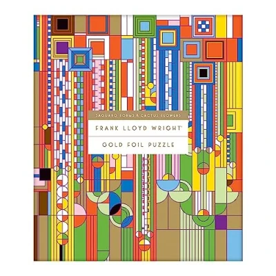 Immagine di Frank Lloyd Wright Saguaro Cactus and Forms Foil Stamped 1000 PC Puzzle