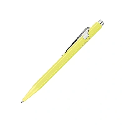 Immagine di Caran d&#039;Ache 849 penne a sfera colore giallo neon pastello con confezione slim, edizione limitata, NN0849.462, 1 pezzo (1 pezzo)