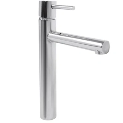 Immagine di Rea TESS Rubinetto PER LAVABO ALTO Miscelatore da bagno in ottone monocomando regolabile caldo e freddo (cromato)
