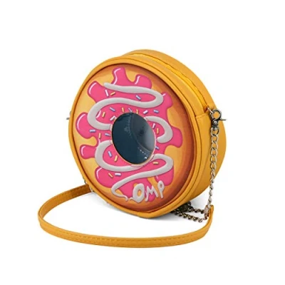 Immagine di Oh My Pop! Popnut Borsa a Tracolla Rotonda, Rosa, 18,5 x cm