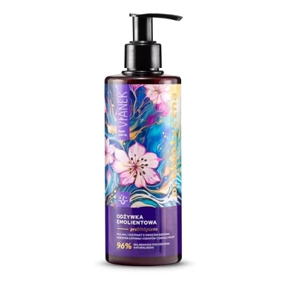 Immagine di VIANEK Balsamo Probiotico per Capelli 300 ml Emolliente Vegano Indeboliti e Che Cadono Rigenera Dona Elasticità Con Estratto di Frutti Mirtillo