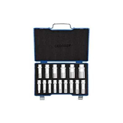 Immagine di Gedore Kit di chiavi a bussola metrico 1/2 (12.5 mm) 15 parti 2190214