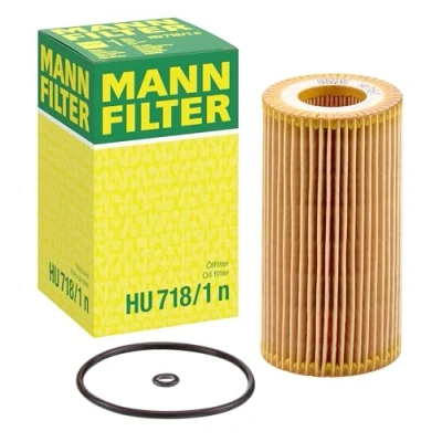 Immagine di MANN FILTER HU 718/1 n filtro olio con guarnizione Cartuccia OPEL: Vectra C Sedan, Frontera B SUV, Zafira A, SAAB: 9 3 5 Sedan