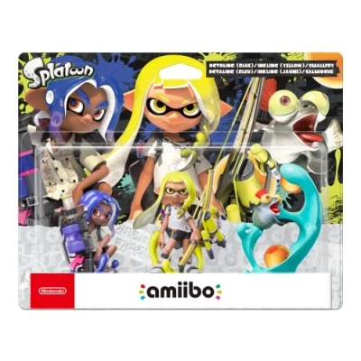 Immagine di Amiibo Inkling, Octoling e Salmonello Splatoon 3