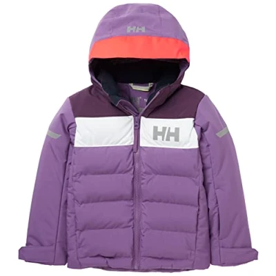Immagine di Helly Hansen Unisex Bambini Kids Vertical Insulated Jacket, Viola, 2