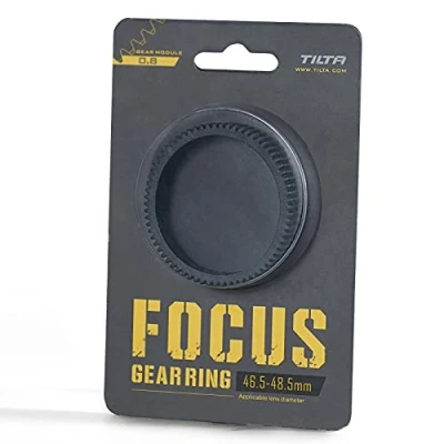 Immagine di Tilta Anello di messa a fuoco senza cuciture per obiettivi da 46,5 48,5 mm Mini Follow Focus Nucleus Nano DSLR 0.8 Mod Standard Gear Accessori TA FGR 4648