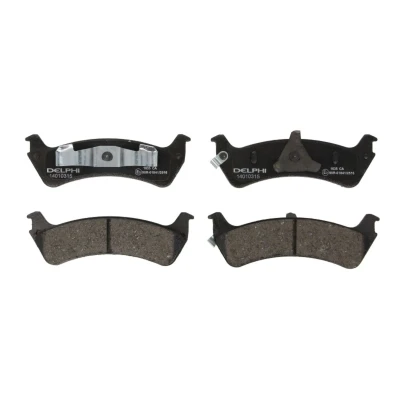 Immagine di DELPHI LP1635 Kit pastiglie freno con segnalatore acustico usura lamierino anticigolío senza accessori JEEP: Grand Cherokee I