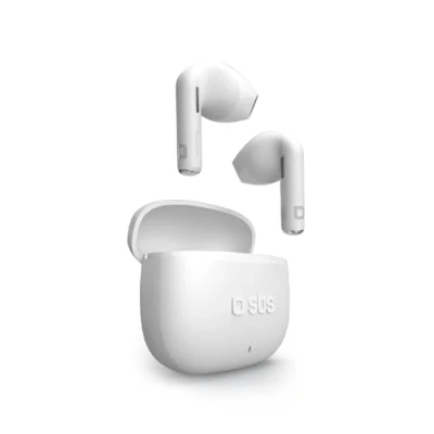 Immagine di SBS TEEARTWSGOPODSW cuffia e auricolare True Wireless Stereo (TWS) In ear Musica Chiamate Bluetooth Bianco