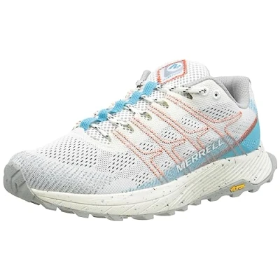 Immagine di Merrell MOAB Flight Scarpe da trail running, Donna, Taglia: 41, White/atoll Tessuto