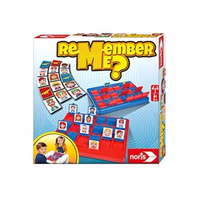Immagine di Noris 606064477 Remember me il divertente gioco d&#039;azzardo con 18 diversi personaggi, interrogativo per 2 giocatori dai 5 anni in su