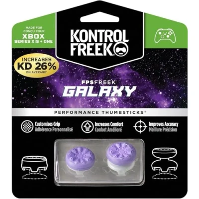 Immagine di KontrolFreek FPS Freek Galaxy Purple per Xbox One e Series X Controller 2 levette da miniatura ad alte prestazioni 1 a vita alta, media Viola …
