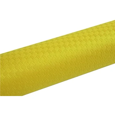 Immagine di Pro Nappe Rif 800620I Cartone da 16 tovaglie usa e getta in carta goffrata Goffratura unica, estetica profonda Rotolo 6 m di lunghezza 1,20 larghezza Colore giallo Made France