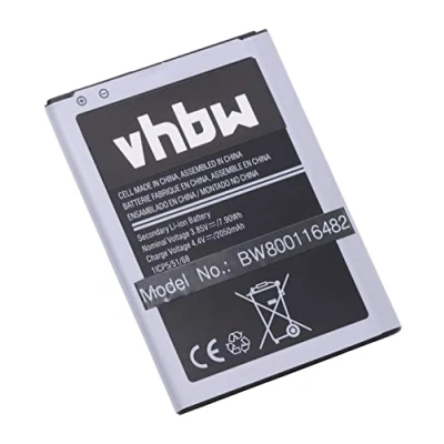 Immagine di vhbw batteria sostituisce Samsung EB BJ120BBE, BJ120CBEGWW, BJ120CBU, GH43 04560A per smartphone cellulare (2000mAh, 3,85V, Li Ion)