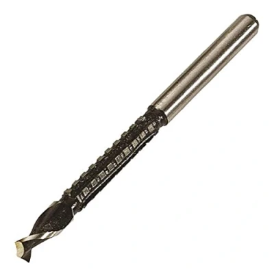 Immagine di Wolfcraft 2512000 HSS Punta fresatrice per metallo 6 mm Lunghezza totale 90 Alberino cilindrico 1 pz.