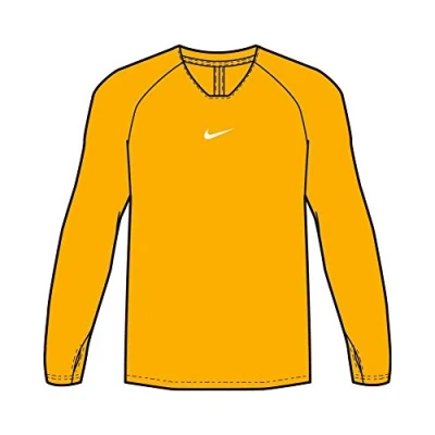 Immagine di Nike Park First Layer Jersey LS Maglia, Unisex Bambini, University Gold/White, L