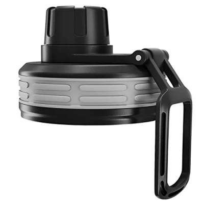 Immagine di BeMaxx Accessori per tappi di ricambio bottiglie ACTIVE FLASK a bocca larga tutte le dimensioni (950 ml, 680 530 410 ml) Senza BPA, prova perdite (tappo sportivo)