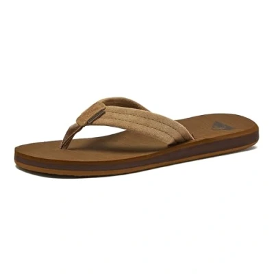 Immagine di Quiksilver Carver Suede, Infradito Uomo, Multicolore Tan Solid, 41 EU