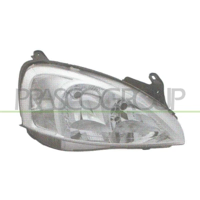 Immagine di PRASCO OP0304914 fari Sx H7/H7 con motore regolazione assetto OPEL: Corsa C Hatchback, С Van