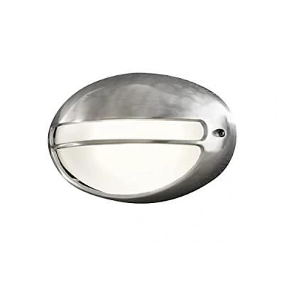 Immagine di Konstsmide Torino 7334 000 Lampada da parete per esterno a risparmio energetico, LED (monocolore) E27 60 W Alluminio (spazzolato)
