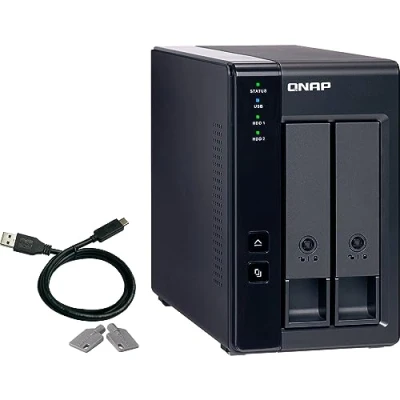Immagine di QNAP 2 BAY 3.5 SATA HDD USB 3.1 GEN2