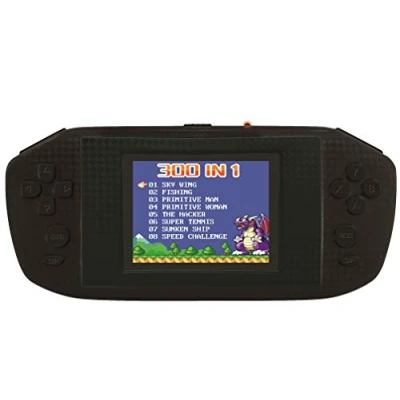 Immagine di Lexibook, JL3000, Console di Gioco Power Cyber Arcade 300 Giochi, Schermo a Colori LCD da 2,8’’, Classici Riuniti in una Console, Nero
