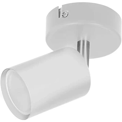 Immagine di Adviti DOA SP 1, Faretti Led da Soffitto Orientabili max. 50W, IP20, GU10 (Lampadina Acquistata Separatamente) (Bianco)