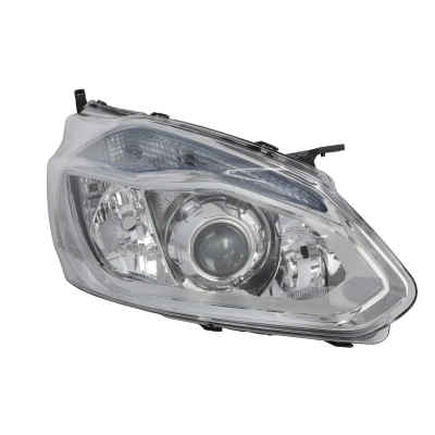 Immagine di TYC 20 15315 05 2 Fari Dx H7/H1, H15 cromo con luce guida diurna, di curva dinamica per veicolo circolazione motore elettrico