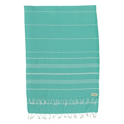 Immagine di Bersuse 100% Cotone Anatolia XXL Asciugamano Coperta Turco Telo Mare Verde Menta