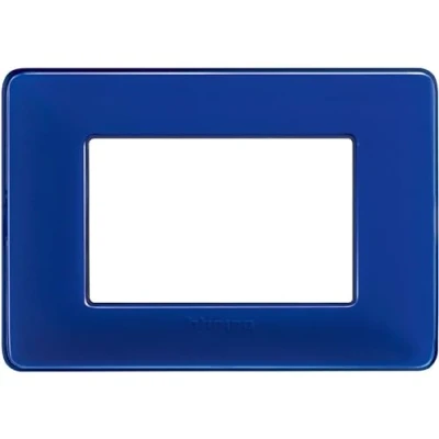 Immagine di Bticino AM4803CBU Placca 3 Moduli, Cobalto