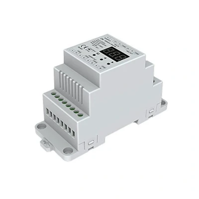 Immagine di 4 CH Constant Voltage DMX512 Decoder RGB/RGBW Controller Din Rail Mounted Channel Dimming 5 24VDC