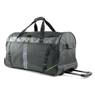 Immagine di travelite Trolley da Viaggio a 2 Ruote Dimensione L, Serie di Valigie Basics Active: Morbida Borsa con dal Design Fresco, 71 cm, 86 L