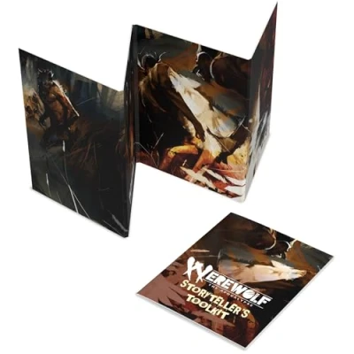 Immagine di Renegade Game Studios: Werewolf: The Apocalypse 5th Edition Gioco di ruolo Schermo e kit strumenti per narratori, accessorio a 4 pannelli, età 18+, 1 giocatori