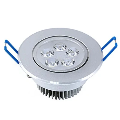 Immagine di Modoao 5 W LED plafoniera da incasso con Driver, AC85 265 V, non dimmerabile, retrofit Recessed Lighting FIXTURE, lampada del riflettore bianco caldo freddo 5.00 W, 265.0 voltsV