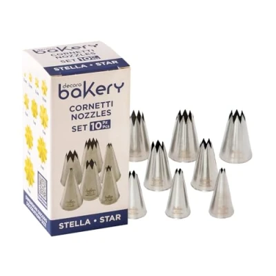 Immagine di Decora 0263485 Set 10 Cornetti A Stella